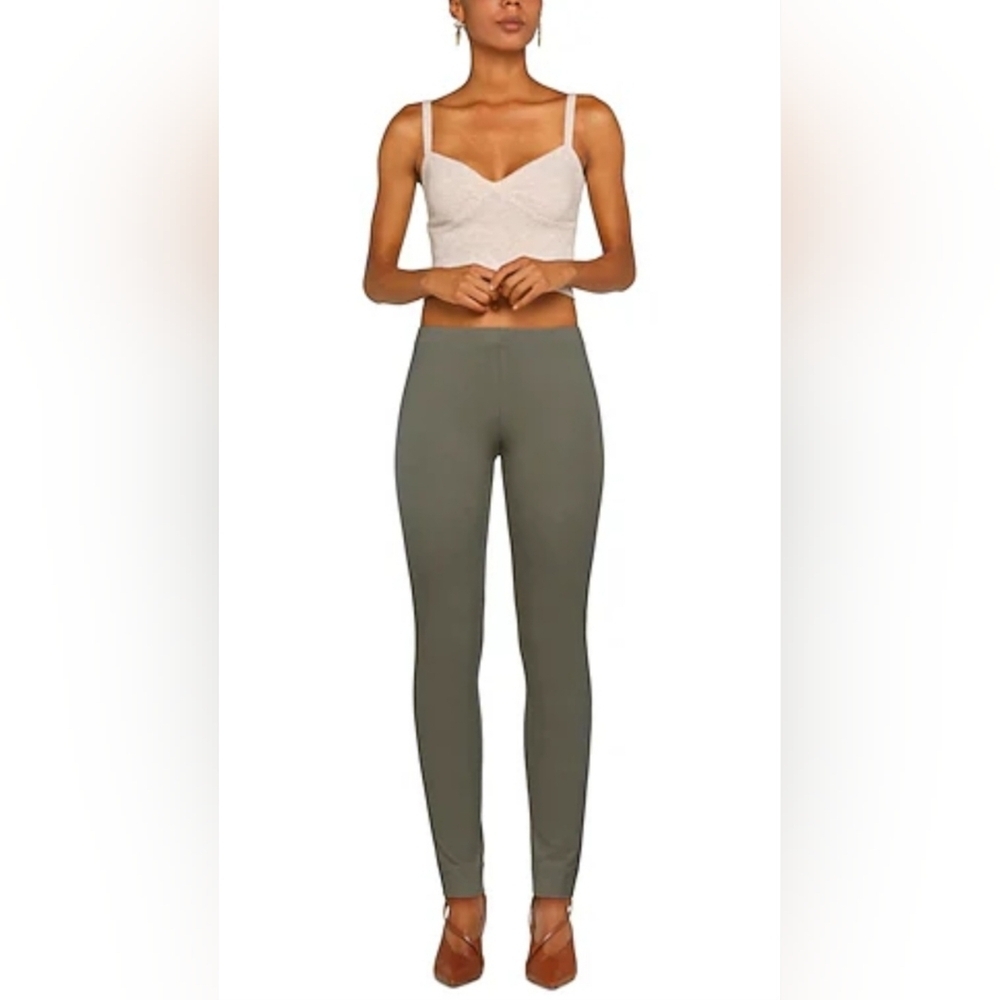 Liviana Conti Elegant Green Pull On Leggings